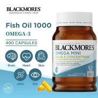 ราคา Blackmores Fish Oil Mini 400 แคปซูล ผลิตภัณฑ์เสริมอาหารสูตรน้ำมันปลาเม็ดเล็ก กินง่าย ไร้กลิ่นคาว (24838267797)