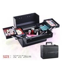 ราคา กระเป๋าเครื่องสำอางอลูมิเนียม Premium ขนาดใหญ่จุครบเซ็ต กันน้ำ ทนทาน พกพาสะดวก (25668637703)
