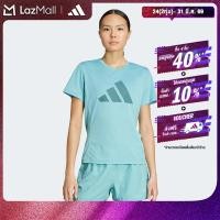 ราคา adidas วิ่ง เสื้อยืด Run It ผู้หญิง สีเทอร์คอยส์ JM5758 (24384267192)