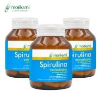 ราคา แพ็ค 3 ขวด สาหร่ายสไปรูลิน่า โมริคามิ Spirulina Morikami Laboratories สไปรูลิน่า สาหร่าย สไปรูลิน่า สาหร่ายเกลียวทอง (14956709288)