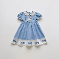 ราคา สินค้าลิขสิทธิ์แท้ IRIS KIDS 26ss IKD260282 Blue Duckling Dress ชุดเดรส เด็กผู้หญิง ลายเป็ดน้อย แต่งโบว์ ผ้าลายสก๊อต (126858101168)