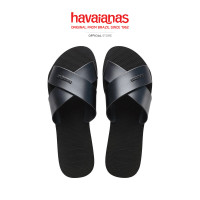 ราคา HAVAIANAS รองเท้าแตะ Aqua Metallic Sandals BLACK 414886600903F F5BKXX (24921664748)