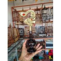 ราคา หัวกรงนก หัวกรงนกไม้ขาวดำพร้อมตะขอมังกรจัมโบ้ขนาด 15 17 ซี่ (21544519566)