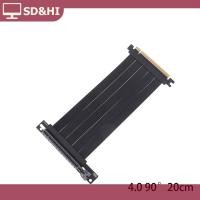 ราคา SD HI สายต่อการ์ดจอ PCIe 3 0 4 0 16X สายขยายการ์ดจอ PCIe Express GPU การ์ดเพิ่มความยาวได้ (25024478657)