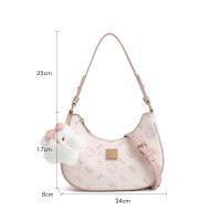 ราคา กระเป๋าสะพายเฉียงสีชมพู Kitty กระเป๋าสะพายสีชมพู แบบพระจันทร์ครึ่ง ดีไซน์ลายเมฆ (26413711411)