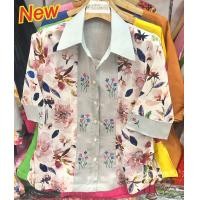 ราคา เสื้อเชิ้ต เสื้อลินิน เสื้อผู้ใหญ่ดีไซน์สวย ใส่สบาย (21895083135)