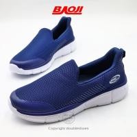 ราคา BAOJI รองเท้าผ้าใบชาย สลิปออน รุ่น BJM589 สีดำล้วนเทาดำขาวกรม ไซส์ 41 45 (8173808188)
