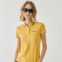 ราคา Giordano Womens Signature Pique Embroidery Solid Polo 05314256001 เสื้อโปโลผู้หญิง เสื้อโปโลแขนสั้น (24838445474)