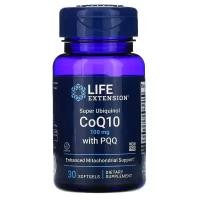 ราคา Life Extension Super Ubiquinol CoQ10 ปริมาณ 100 mg with PQQ 30 Softgels CoQ10 (25276497385)