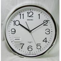 ราคา นาฬิกาแขวน SEIKO PDA014S ขนาด 12 นิ้ว ขอบเงิน เดินเรียบ (24485437066)