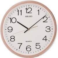ราคา นาฬิกาแขวน ไซโก้ Seiko ขอบพิ้งค์โกลด์ Pink Gold ขนาด 16 นิ้ว รุ่น PQA041F (688346255)