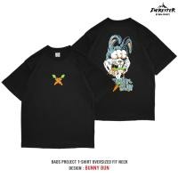 ราคา Everester เสื้อยืดผู้ชาย เสื้อคอฟิต t shirt for men เสื้อผ้าผู้ชาย Oversize รุ่น Bunny ทรงเอ EXP (22443445702)