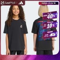 ราคา adidas ไลฟ์สไตล์ เสื้อยืดพิมพ์ลาย ADIDAS MARVEL SPIDER MAN เด็ก สีดำ JZ7675 (26291926445)