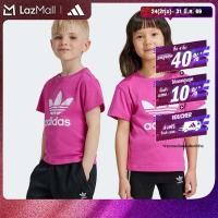 ราคา adidas ไลฟ์สไตล์ เสื้อยืด Adicolor Trefoil สำหรับเด็ก เด็ก สีชมพู IY2384 (22441975901)