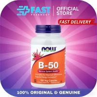 ราคา NOW B 50 B Complex Vitamin B บีคอมแพล็กซ์ เหมาะผู้ที่ทำงานหนัก พักผ่อนน้อยหรือมีความเครียดจากการทำงาน (26472071224)