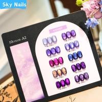 ราคา SANMO 10 สี ชุดแต่งเล็บตาแมวผ้าไหม ฟรีกระดานสี ลูกปัดแก้วตาแมวตาแมวหลากสีกาวทาเล็บตาแมวผ้าไหมซาตินสีแดงคาราเมลตาแมวสีฟ้ากาวตาแมวสีม่วง (26170294202)