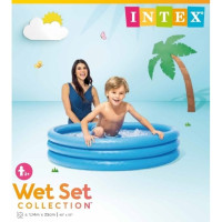ราคา INTEX สระ สระเป่าลม สระน้ำ สระน้ำเป่าลม สระน้ำเด็ก Crystal Blue Pool (21396935117)