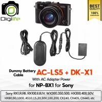 ราคา Battery AC LS5 DK X1 Dummy Battery Cable สำหรับ ใช้แทน Sony Battery NP BX1 (24402466534)
