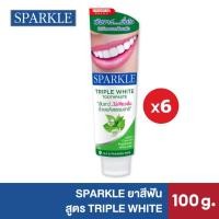 ราคา แพ็ค 6 SPARKLE ยาสีฟัน สูตร Triple White ขนาด 100 g (126714642762)