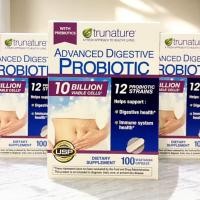 ราคา Exp 08 2027 Trunature Advanced Digestive Probiotic 100 Capsules (19285183414)