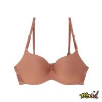 ราคา Wacoal Mood New Travel Bra บราม้วนได้ ไร้โครง รุ่น MM1E36 สีน้ำตาล BN (126763549621)