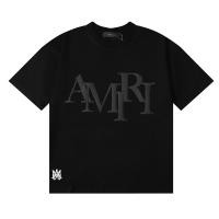 ราคา Real Shot Spot European And American Tide Brand Amiri Letter Foam Printing Mens And Womens High Gram Weight Double Yarn Cotton Short Sleeve T shirt Genuine imported American (126647549543)