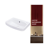 ราคา COTTO C0020 อ่างล้างหน้า แบบแขวนผนัง รุ่น DORO (24929187321)