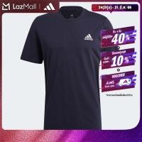 ราคา adidas ไลฟ์สไตล์ เสื้อยืด Essentials Embroidered Small Logo ผู้ชาย สีน้ำเงิน GK9649 (22434659581)