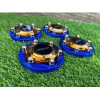 ราคา ฝาครอบดุม ฝาปิดดุม ขนาด106mm สำหรับดุมตบหน้าหลัง Vigo Revoตัวสูง AllNew2020 ไทเทสีน้ำเงิน (17992810765)