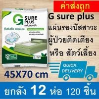 ราคา G sure plus ยกลัง จีชัวว์ พลัส แผ่นรองซับ L แผ่นรองปัสสาวะ แผ่นรองซับปัสสวะ แผ่นรองฉี่ผู้ป่วย แผ่นรองฉี่ แผ่นรองฉี่แมว แผ่นรองฉี่สุนัข (20530135044)