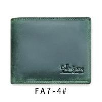 ราคา Collin Kacey FA7 กระเป๋าสตางค์หนังแท้ผู้ชาย สไตล์วินเทจ กระเป๋าสตางค์ กระเป๋าสตางค์ใบสั้น โมเดิร์นมินิมอล Genuine leather short wallets (126698285351)