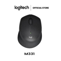 ราคา logitech mouse Mouse without click sound เมาส์ เมาส์ M331 WIRELESS SILENT PLUS CORDLESS เมาส์ไร้สาย (126632740565)