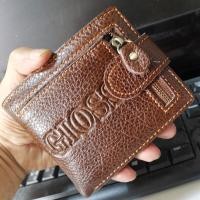 ราคา ZenZa Fashion Gioss กระเป๋าสองพับสั้นหนังวัว ลายของเส้นหนังเห็นเด่นชัด มีหูปิดกระเป๋า กระเป๋าสองพับสั้น หนังแท้ทั้งภายนอกภายใน หนังอย่างหนา ใช้นาน ใช้ทน เป็น 10 ปี (9572076129)