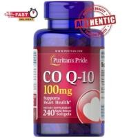 ราคา ของแท้จากอเมริกา ขวดใหญ่ 240 เม็ด exp 08 2026 Puritans Pride Q Sorb CO Q10 100 mg โคเอ็นไซม์ คิวเท็น rapid release softgel ดูดซึมง่าย (26246015792)