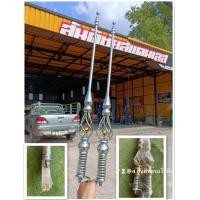 ราคา เสาธงฐาน สปริง งานสแตนเลส 1 คู่ ติดรถบรรทุก (19138573635)