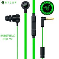ราคา Razer hammerhead pro v2 ของแท้ HEADPHONE Gaming razer gaming headset ชุดหูฟังแบบมีสาย เบสหนัก ชุดหูฟังสำหรับมือถือและคอมพิวเตอร์พร้อมไมโครโฟน หูฟังเกมมิ่งที่กะทัดรัดและน้ำหนักเบา เหมาะสำหรับการเล่นเกม