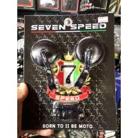 ราคา กระจกปลายแฮนด์ทรงกลมCNC งาน SEVEN SPEED ใส่ได้ทุกรุ่น (24129667405)