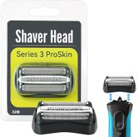 ราคา Series 3 32B Replacement Shaver Head for Braun Foil Cutter Razor Replacement Head Compatible with Braun 301S 310S 320S 330S 340S 360S 3000S 3010S 3020S 30S 3040 350CC 370CC 3050CC (24419852779)