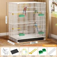 ราคา ZHUOLESHI กรงนกขนาดใหญ่สำหรับนกแก้ว นกเลิฟเบิร์ด และนกคอกเทล (126726651541)