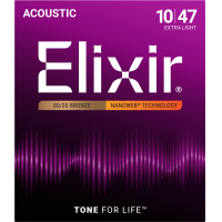 ราคา ของแท้100 Elixir Nanoweb Phosphor Bronze สายกีต้าร์โปร่ง เบอร์ 10 11 12 Made in USA (7589898584)