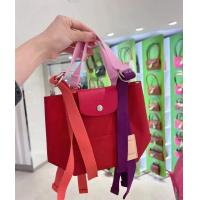 ราคา Longchamp กระเป๋า Longchamp ใหม่ replay กระเป๋าผ้าแคนวาสแบบริบบิ้นไนลอนสีบล็อก กระเป๋าสะพายข้างแบบถือ (24263294952)