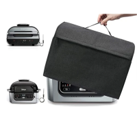 ราคา UU61 Indoor Grill Cover for Ninja Foodi Waterproof Dustproof 600D Oxford Cover with Pockets for Ninja AG301 AG302 AG300 AG400 (25750578115)