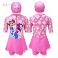 ราคา My Little Pony ชุดว่ายน้ำ รุ่นกระโปรงซิปหน้า กางเกง ลิขสิทธิ์แท้ ลายโพนี่ จาก NADreams รุ่นเด็กโต (24399513728)