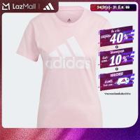 ราคา adidas ไลฟ์สไตล์ เสื้อยืด Essentials Logo ผู้หญิง สีชมพู GL0726 (22433517957)