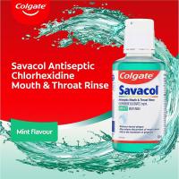 ราคา Colgate Savacol Antiseptic Mouth and Throat Rinse Mouthwash 300mL น้ำยาบ้วนปากสูตรพิเศษจากคอลเกตสินค้านำเข้าจากออสเตรเลีย (21631737478)