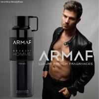 ราคา ARMAF ODYSSEY Homme Black PERFUME BODY SPRAY FOR MEN 200ML สเปรย์ระงับกลิ่นกายสำหรับผู้ชายกลิ่นหอมสุดพิเศษจากต่างประเทศของแท้พร้อมส่ง (25579270575)