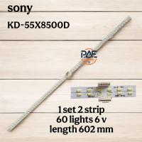 ราคา BLSN000001 หลอดแบล็คไลท์ SONY โซนี่ รุ่น KD 55X8500D 1 SET 2 แถว 60 LED 6 V ยาว 602 mm (24572529441)