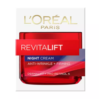 ราคา LOreal Revitalift Night Cream 50ml ลอรีอัล รีไวทัลลิฟท์ แอนตี้ ริงเคิล เฟิร์มมิ่ง ครีมบำรุงผิวหน้าสูตรกลางคืน (198366886)