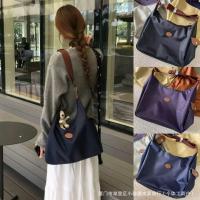 ราคา Longchamp ฝรั่งเศส hobo กระเป๋าเกี๊ยวไนลอนกระเป๋าพร็อพกระเป๋าสะพายข้างกระเป๋าสะพายไหล่เดียวกระเป๋าใส่เอกสารแบบพกพา (24262324703)