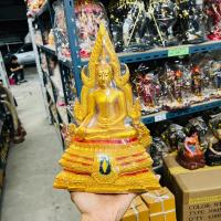 ราคา พระพุทธชินราชสีน้ำทองฐานเพรช ปี พ ศ 2500 ขนาดหน้าตัก5นิ้วสูง32ซม พระประจำบ้านประจำเมือง (14242986838)